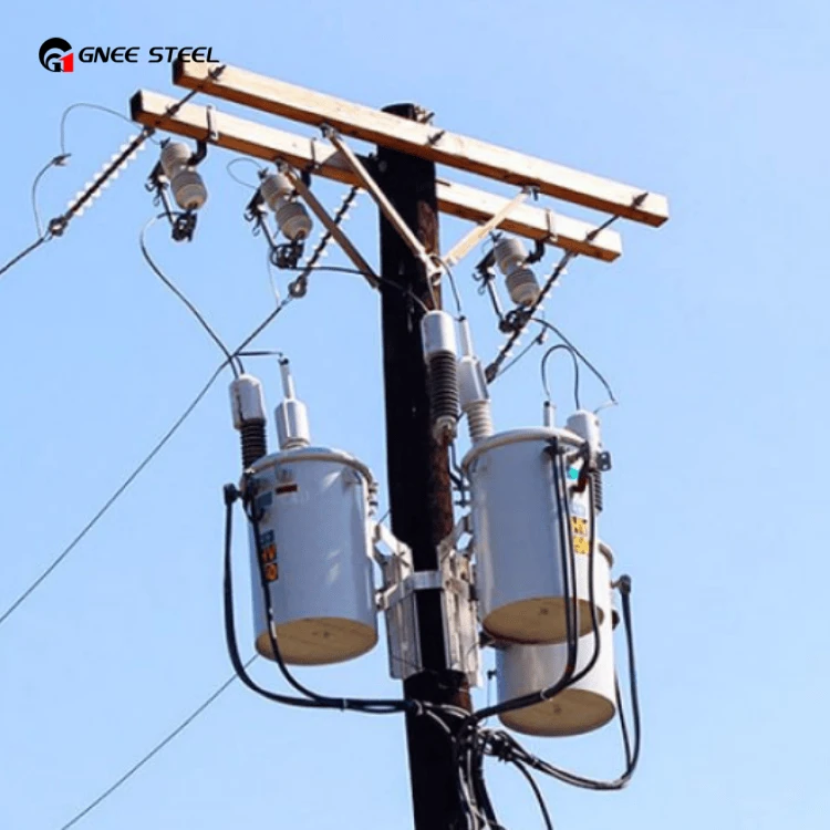 Pole Mounted Mild Steel Distribution Power Transformers 50kVA Single Phase Overhead TypePole Mounted Mild Steel Distribution Power Transformers 50kVA Single Phase Overhead Type